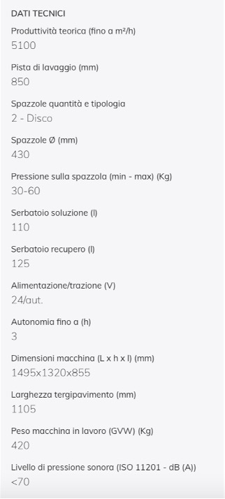 Dati Tecnici